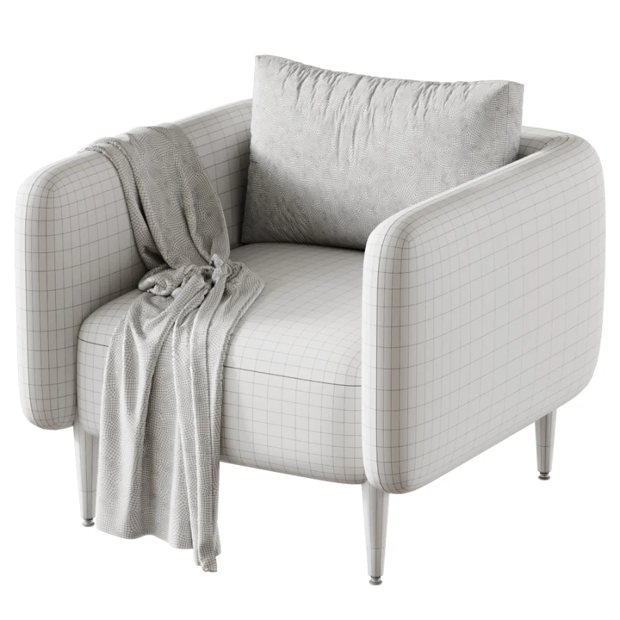Noir Creme Armchair Image 4