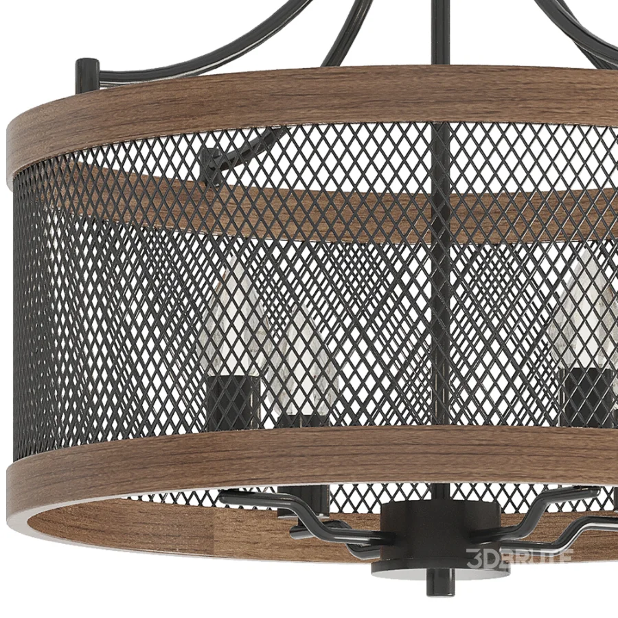 Candlestick Cage Chandelier Image 3