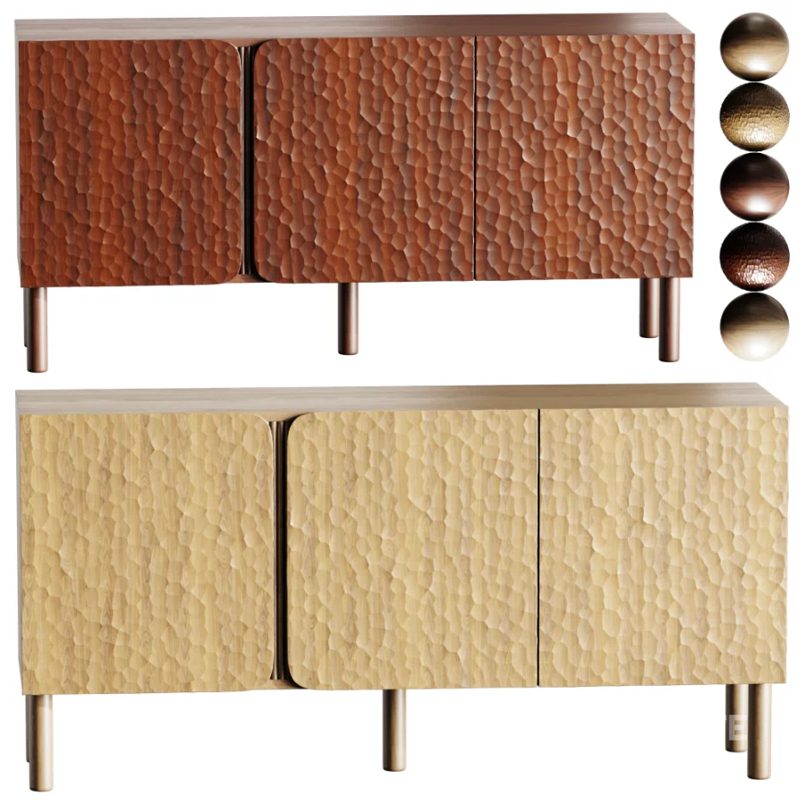 Greymouth Cabinet Natural Wood Image 1