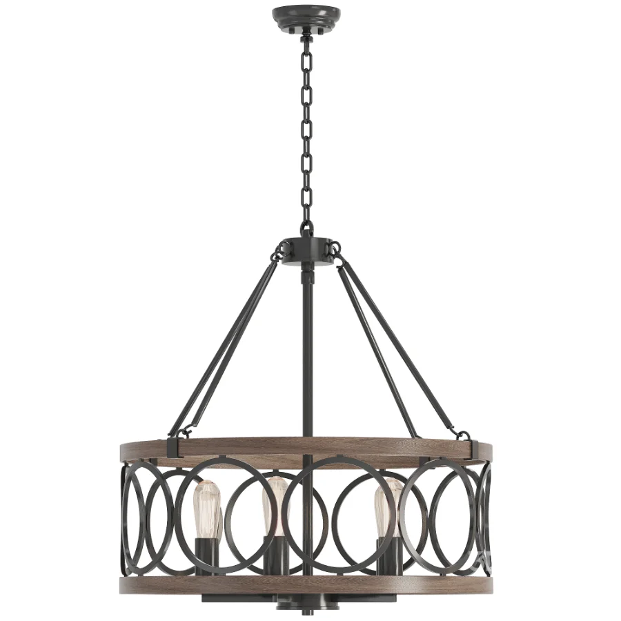 Dimmable Drum Chandelier Image 2
