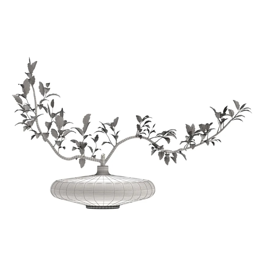 bouquet of plant decor-set001 Image 4