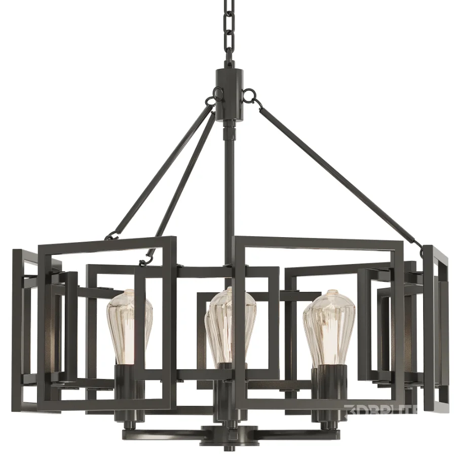Drum Hollow Chandelier Image 1