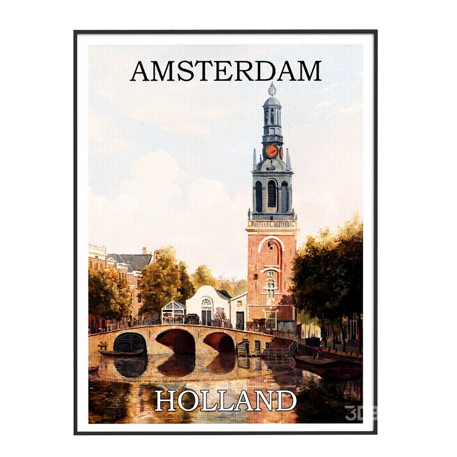 Amsterdam Holland Picture Frame Image 3