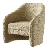 Sellner Upholstered Barrel Armchair - Thumbnail 3