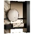 Modern Luxury Marble Bathroom Vanity with Round Mirror - Thumbnail 3