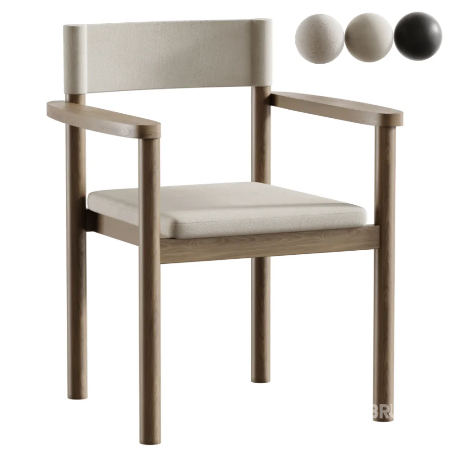 Capri Dining Arm Chair Stackable Image 1