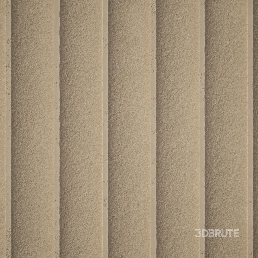 Fluted Stucco (Seamless) Image 3