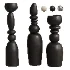 Floor Sculpture Set Vases - Thumbnail 1