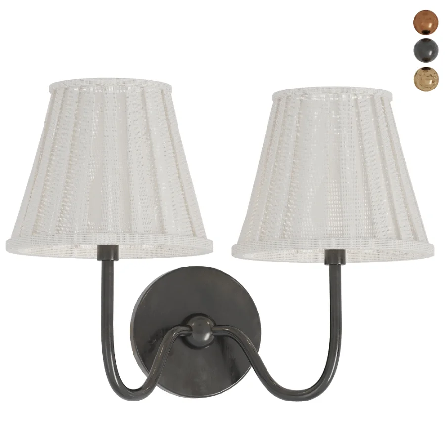 Luxurious double wall light Image 4