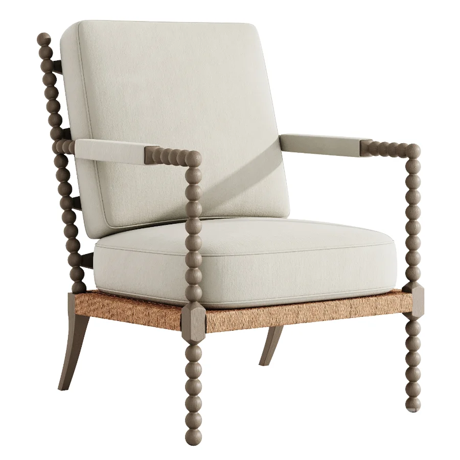 Jenny Lind Wood Accent Chair Image 4