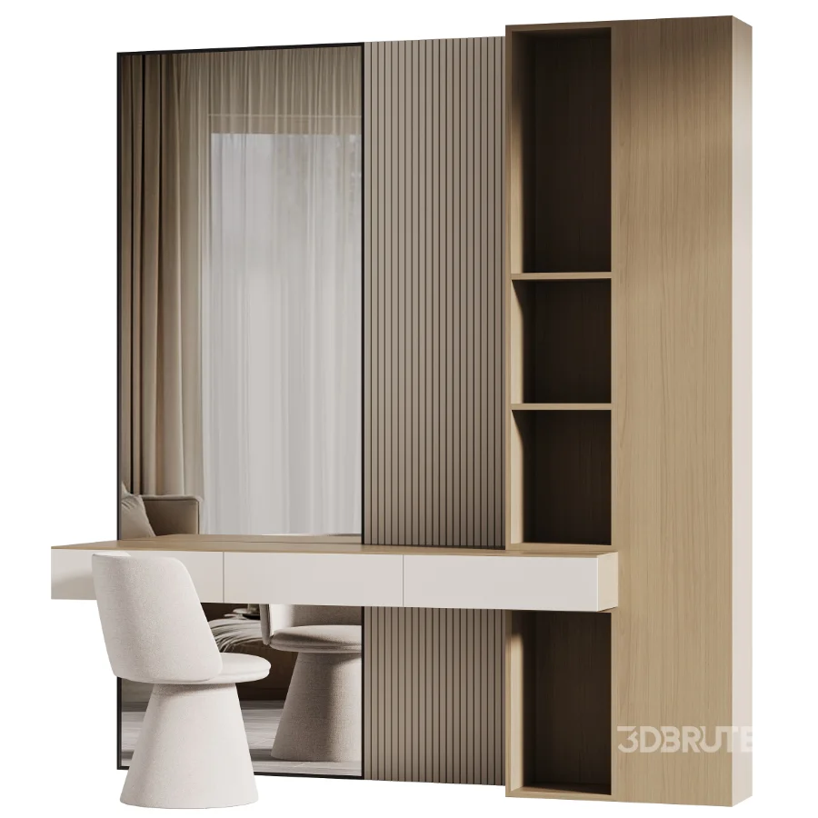 Modern Decorative Wall Storage Unit Image 2