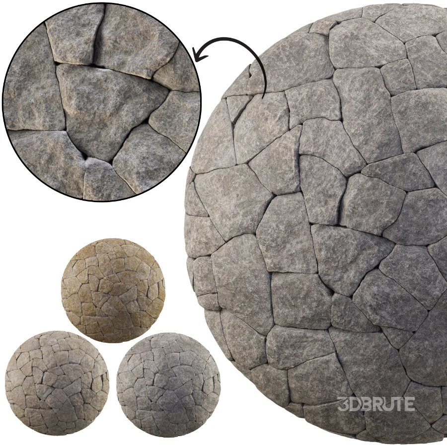 Stone Wall 36 (Seamless) Image 1