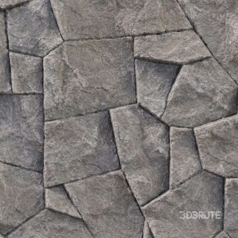 Stone Wall 45 (Seamless) Image 3