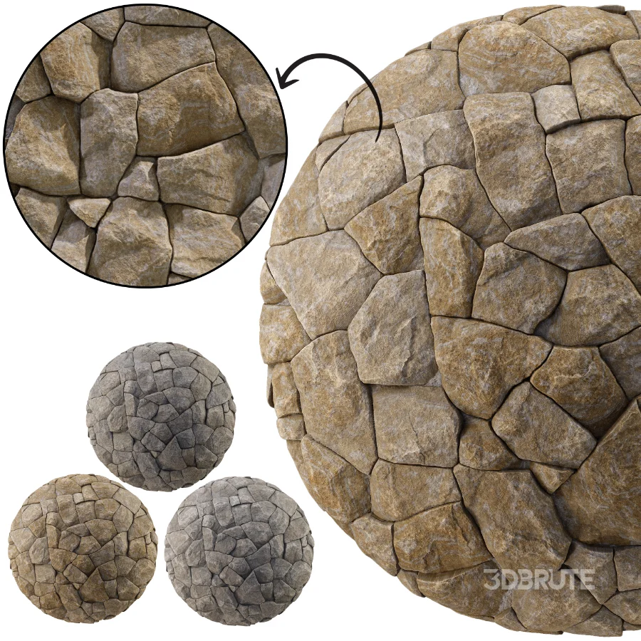 Stone Wall 35 (Seamless) Image 1
