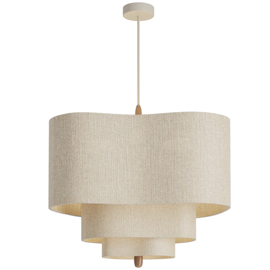 Afralia Fabric Pendant Lamp Image 1