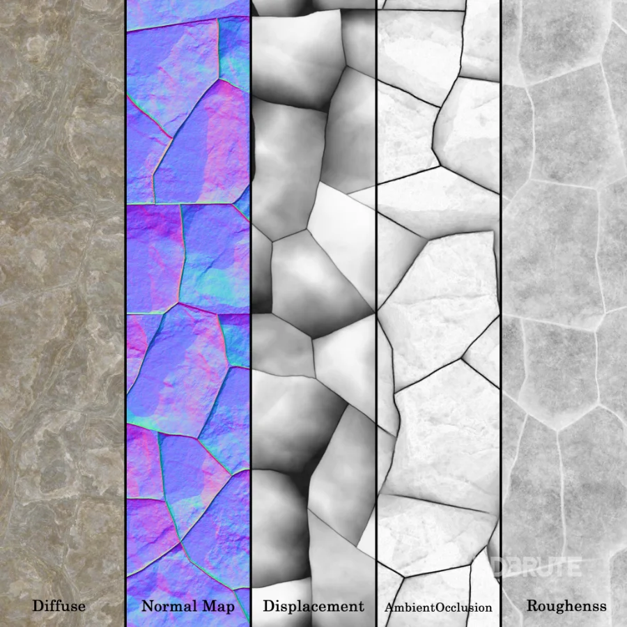 Stone Wall 38 (Seamless) Image 7