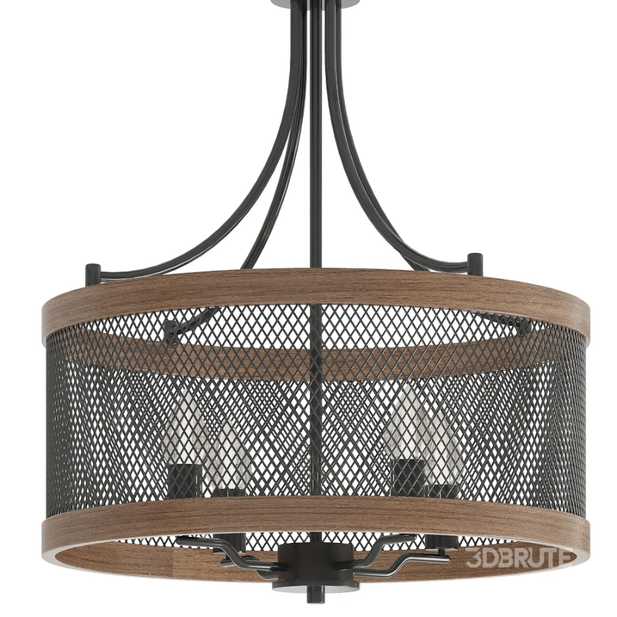Candlestick Cage Chandelier Image 2