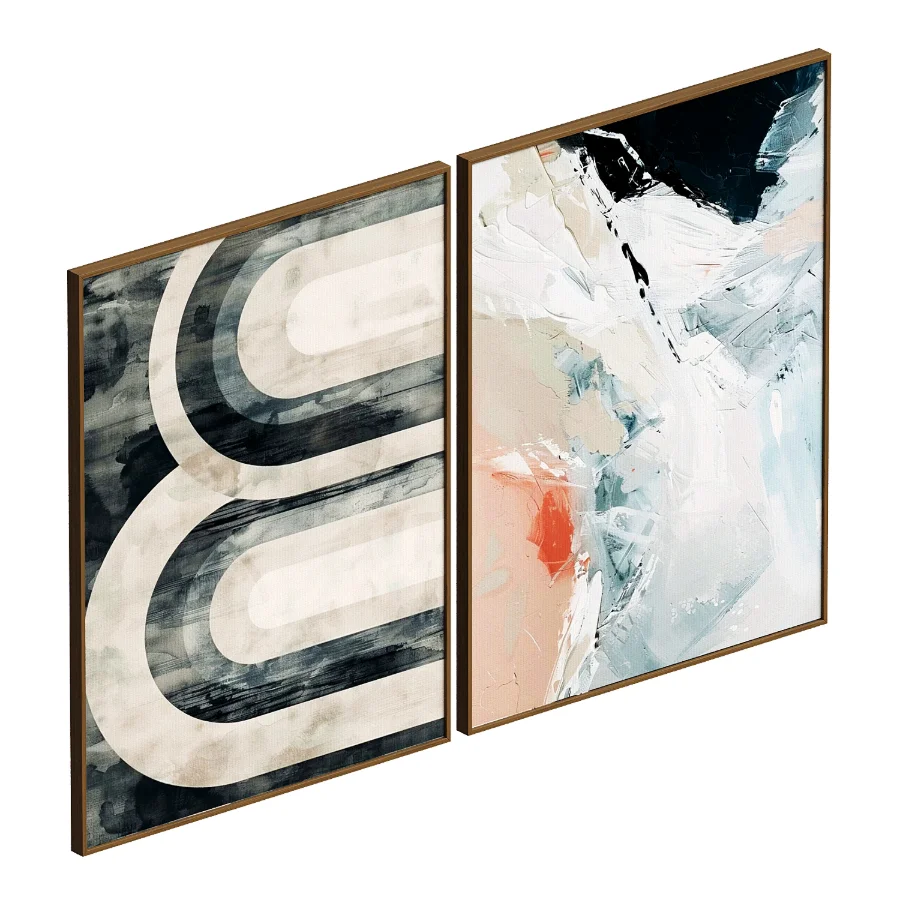 Minimalist Brushstrokes and Flow Frame Image 1