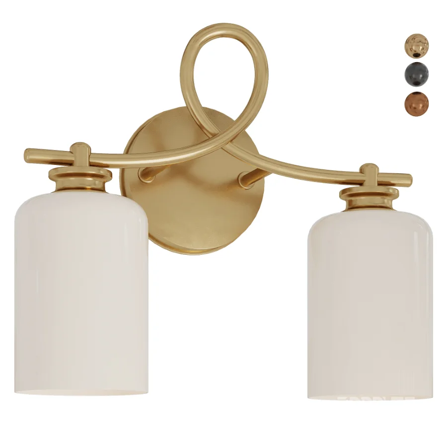 Looped Arm Vanity Light Image 1