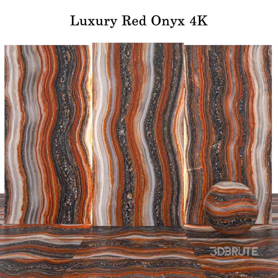 Stone 144 (Emerald Jade, Roma Quartzite, Luxury Onyx) Image 3