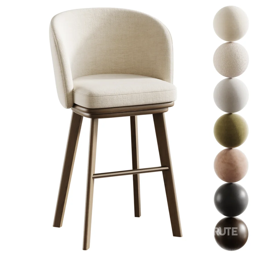 Mr B Swivel Bar Chair Image 1
