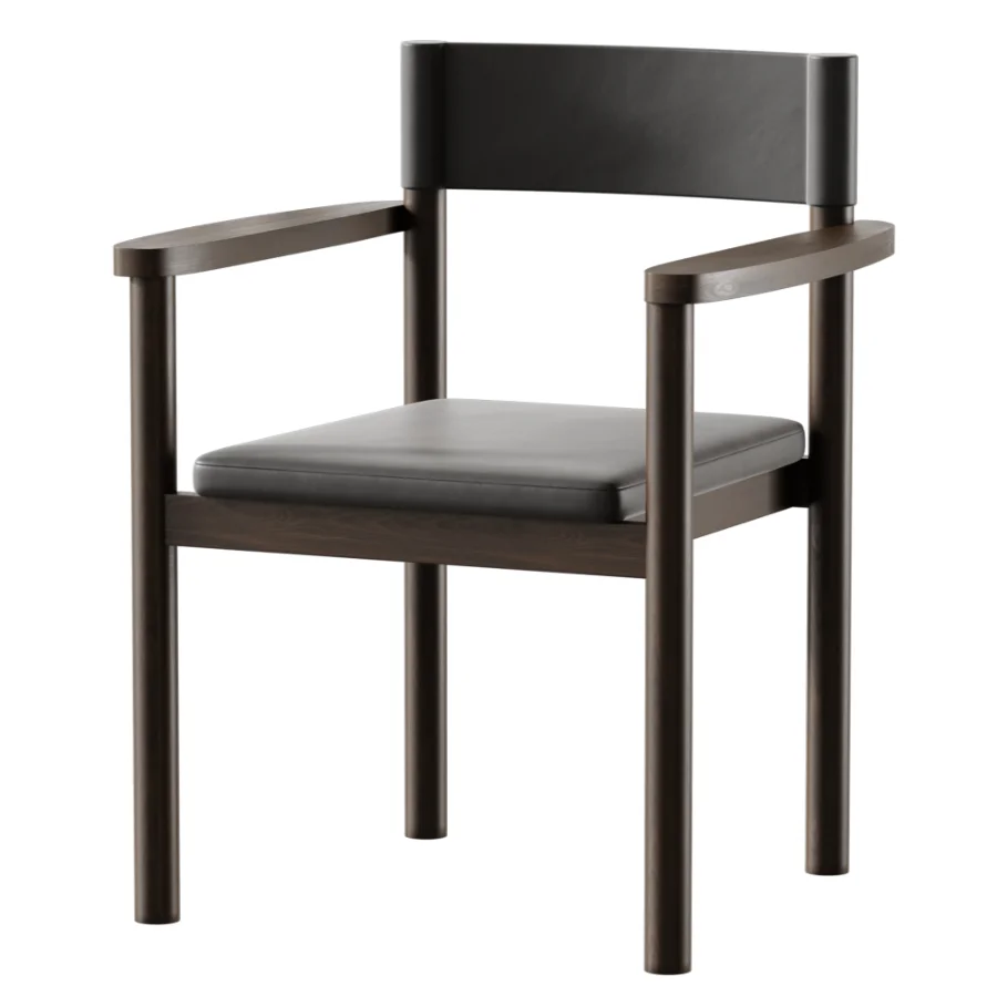Capri Dining Arm Chair Stackable Image 3