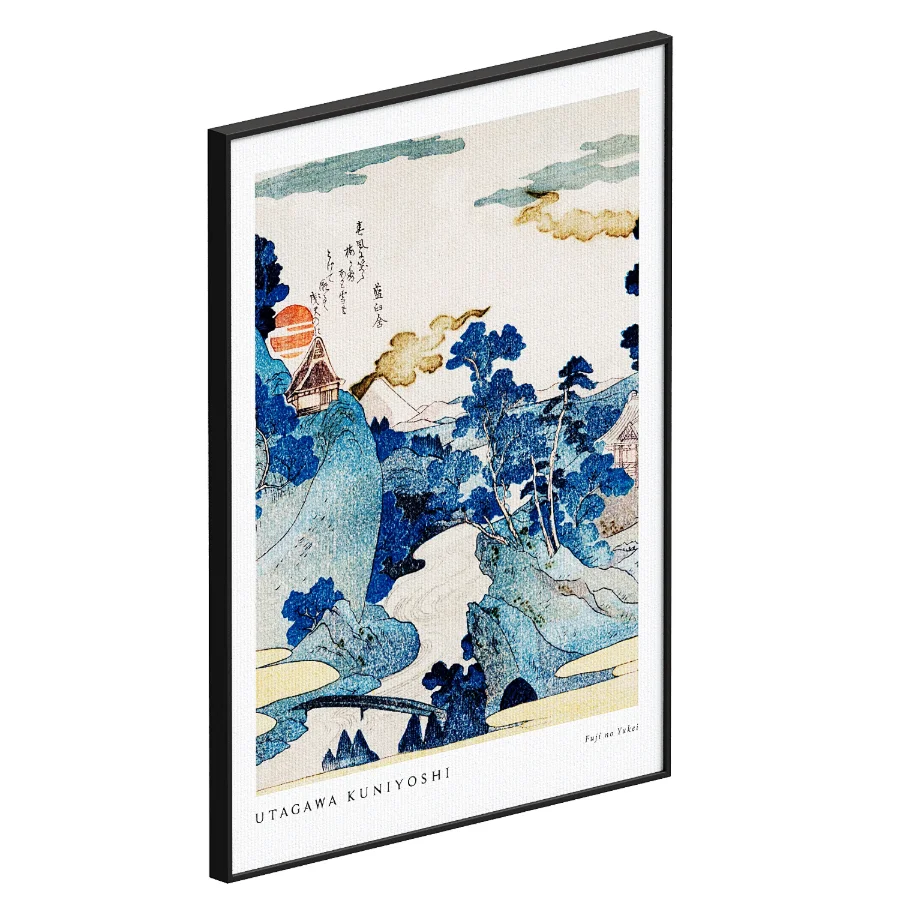 Utagawa Kuniyoshi Fuji No Yukei Print Image 2