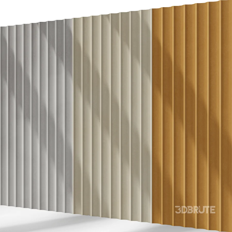 Fluted Wall 01 (Seamless) Image 4