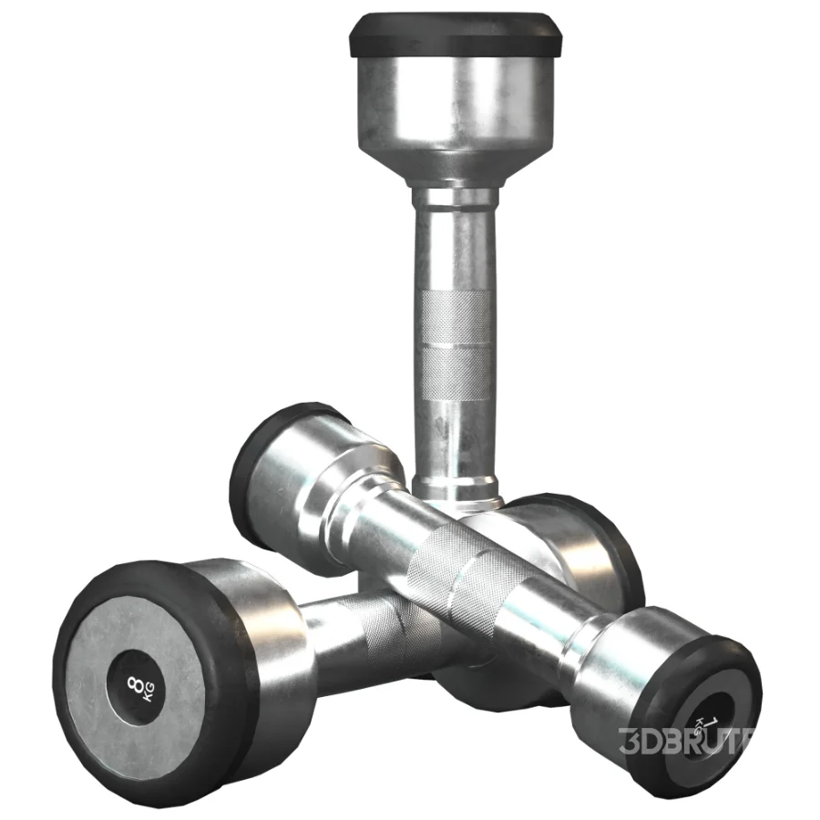 ABC Stainless Dumbbell Set Image 3