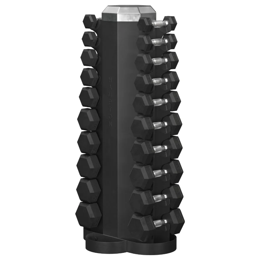 Urethane DURA BELL Dumbbells Vertical Pack Image 1