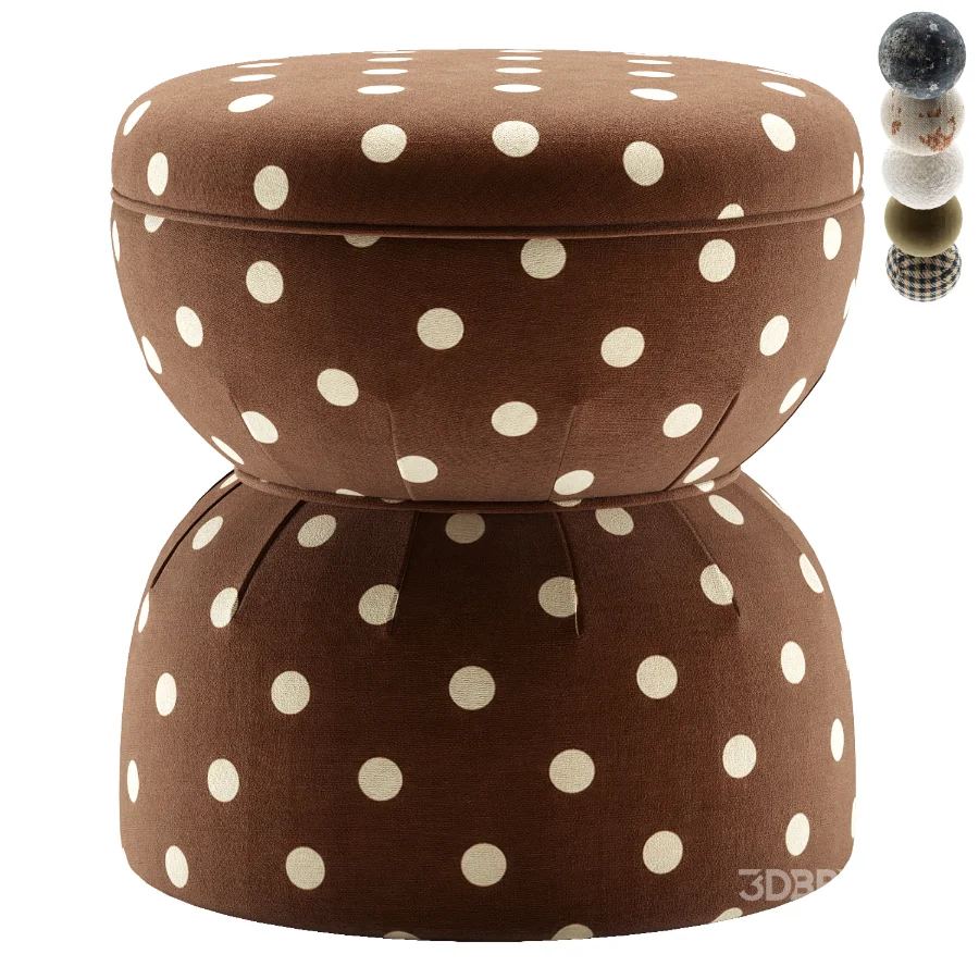 Tomlin Hourglass Ottoman Image 1