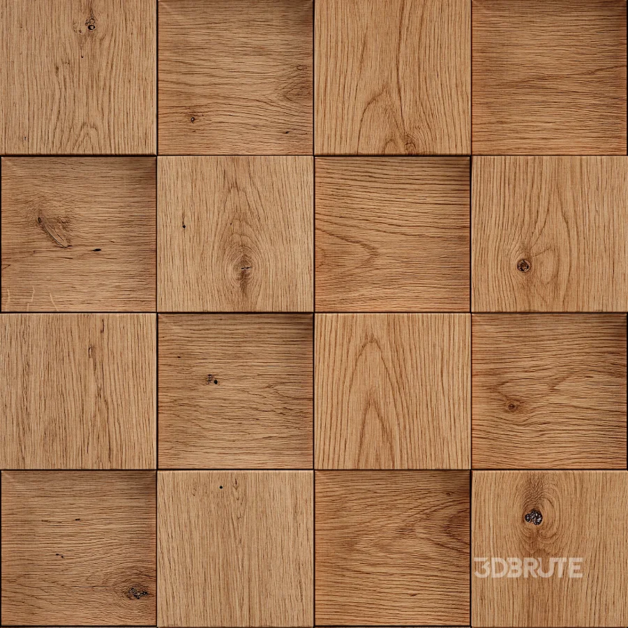 Wood Wall Tile 02 (Seamless) Image 3