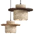 Kanso Natural Stone Japanese Wabi Sabi Pendant Lamp - Thumbnail 1