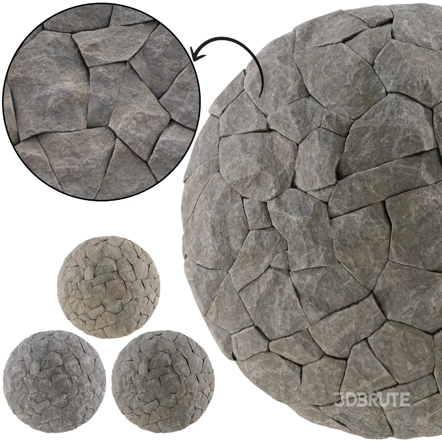 Stone Wall 52 (Seamless) Image 1