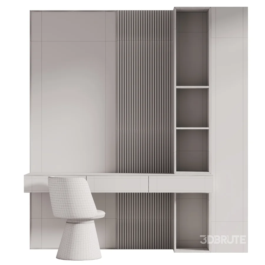 Modern Decorative Wall Storage Unit Image 3