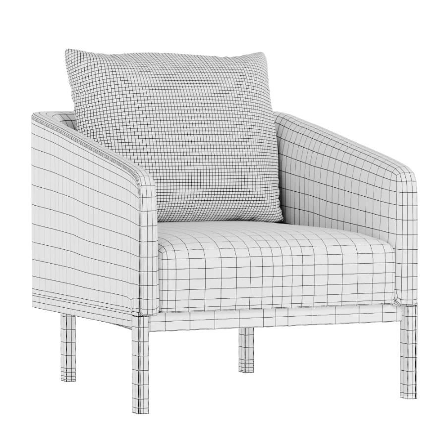 EMMA Armchair By HC28 Cosmo Image 4