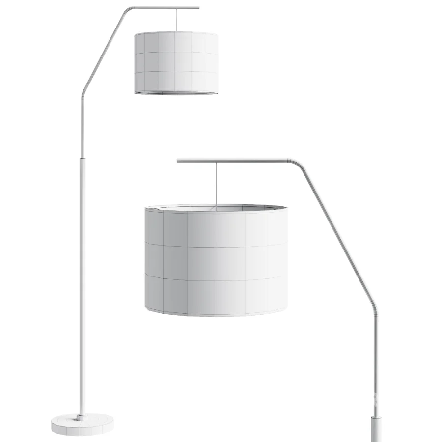 Aneirin Iron Suspended Floor Lamp Image 3