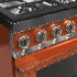 SMEG – Cooker with Gas Hob 90cm – Decorative wall hood 90cm - Thumbnail 2