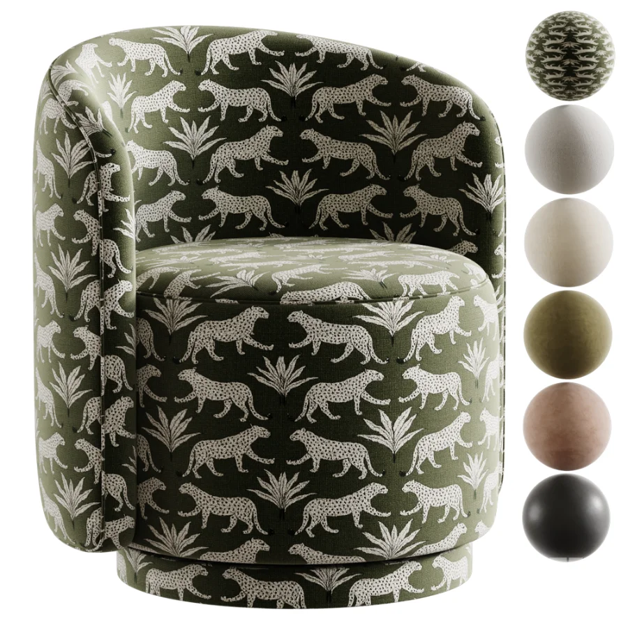 Kinsham Swivel Accent Chair Image 1