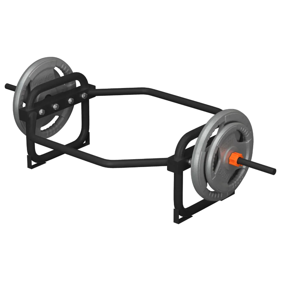Mirafit Standard Black Trap Bar Image 3