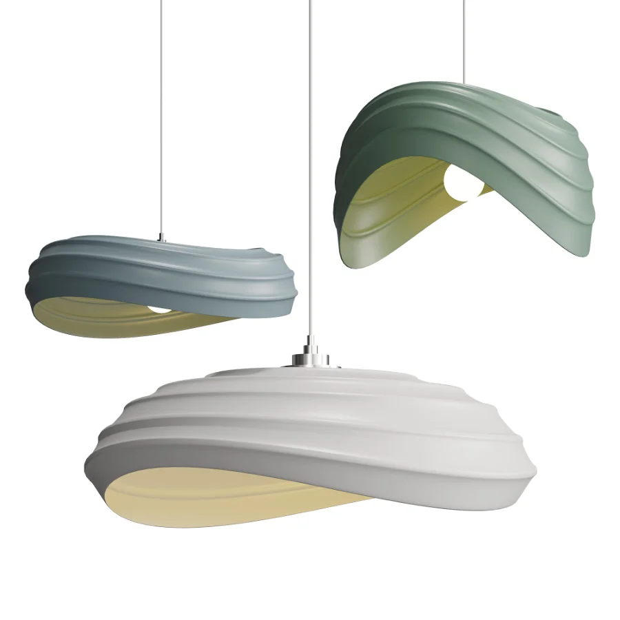 Nordic Cream Pendat Light Image 1