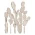 Modern Black Metal Cactus Floor Decor Set - Thumbnail 6