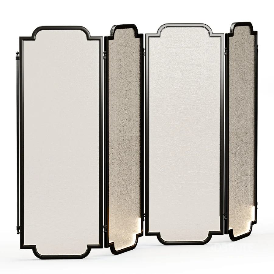 Custom Embossed Tempered Glass Decorative Partition Image 4