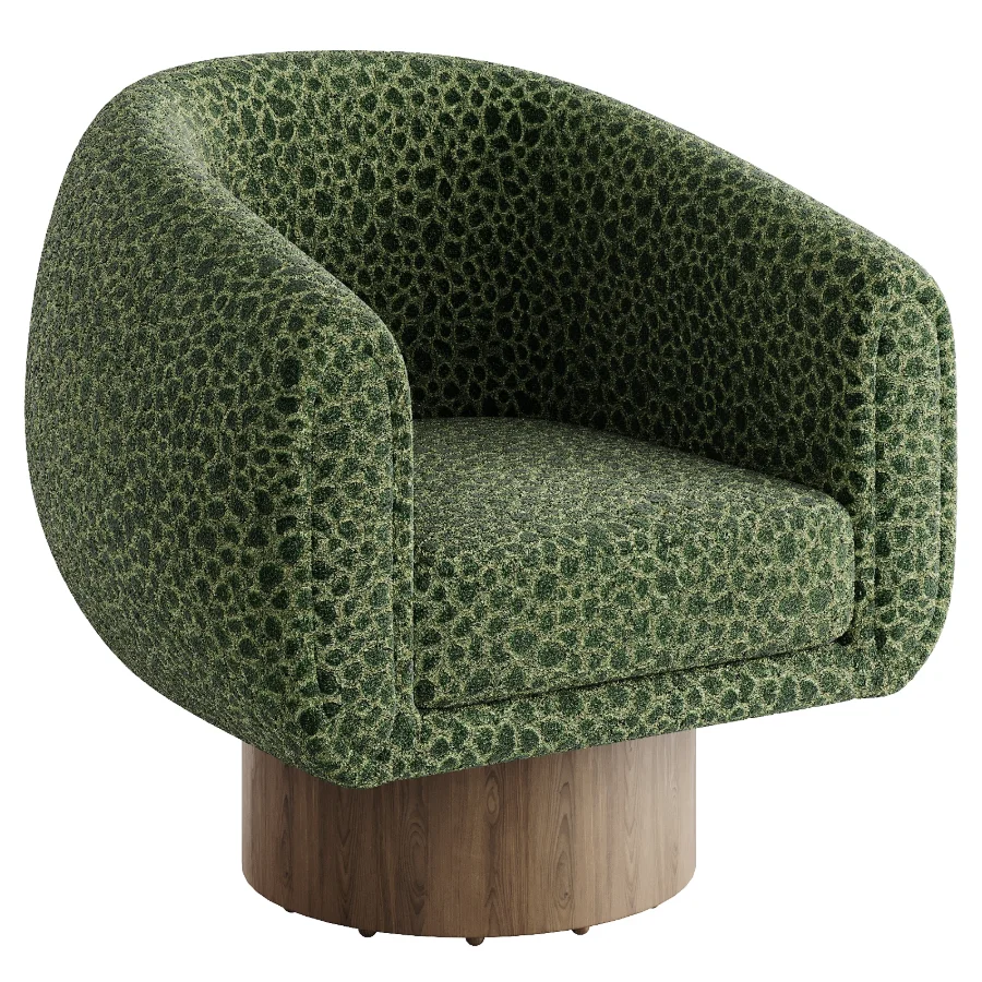 Cozy Wave Swivel Armchair Image 3