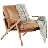 Cavett Wood Frame Armchair by Crate Barrel - Thumbnail 2