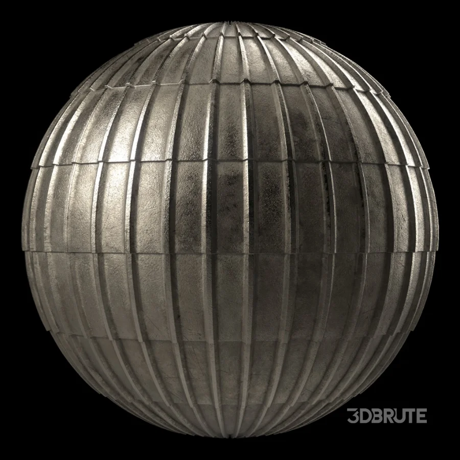 D254 Metal Roofing – Pbr 4k Seamless Image 4