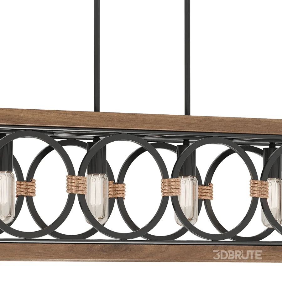 Rectangular Hanging Light Image 2