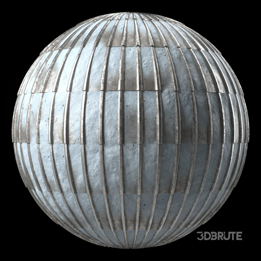 D252 Metal Roofing – Pbr 4k Seamless Image 2