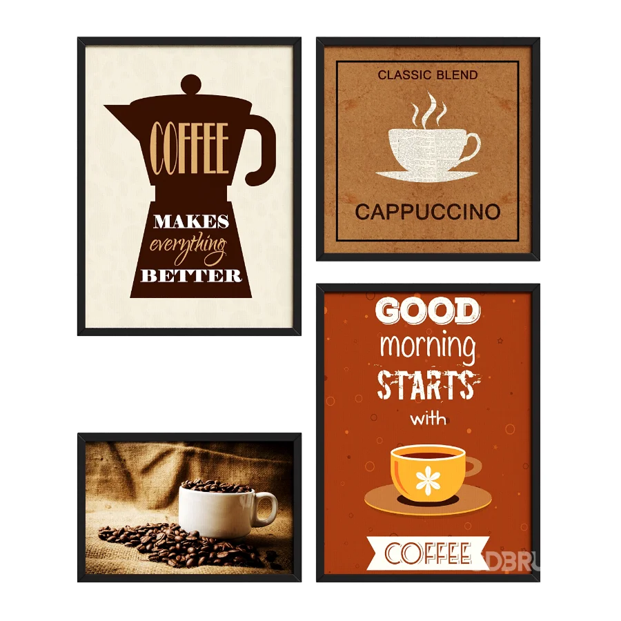 Coffe shop Picture frames Image 1
