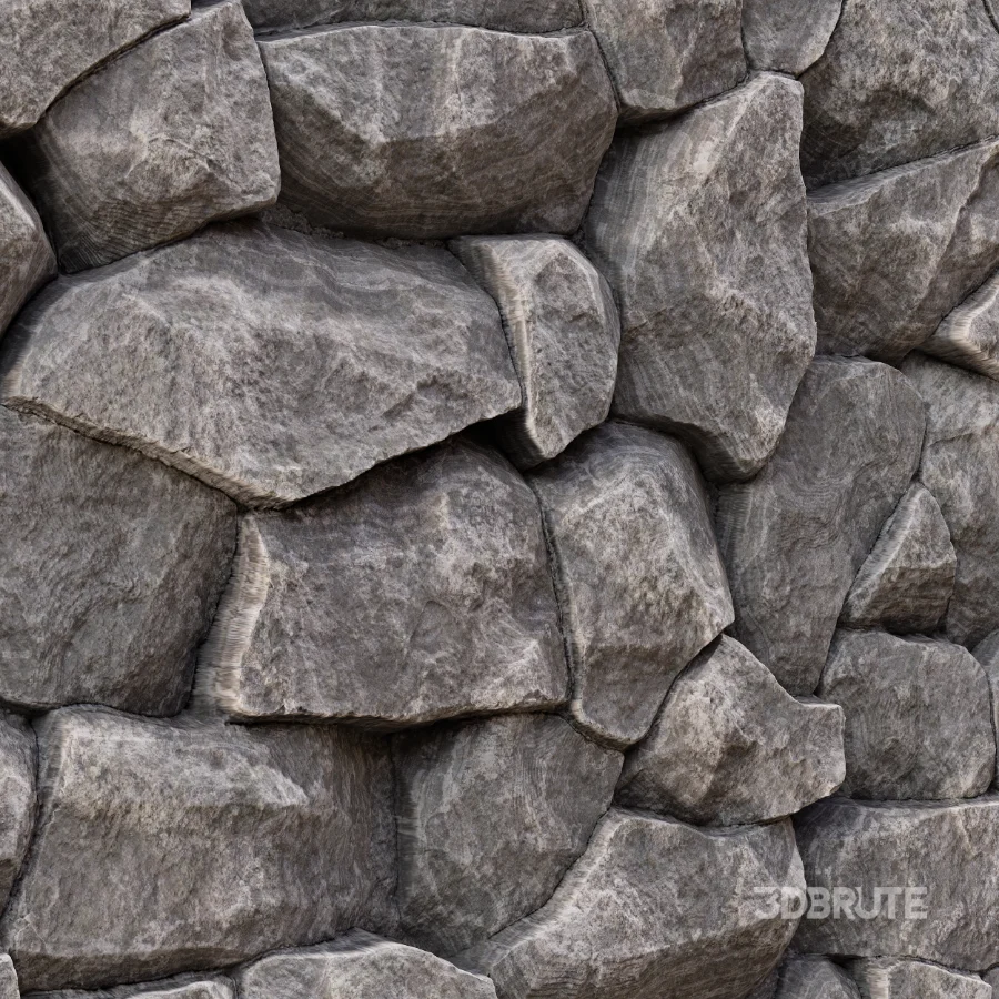 Stone Wall 39 (Seamless) Image 3